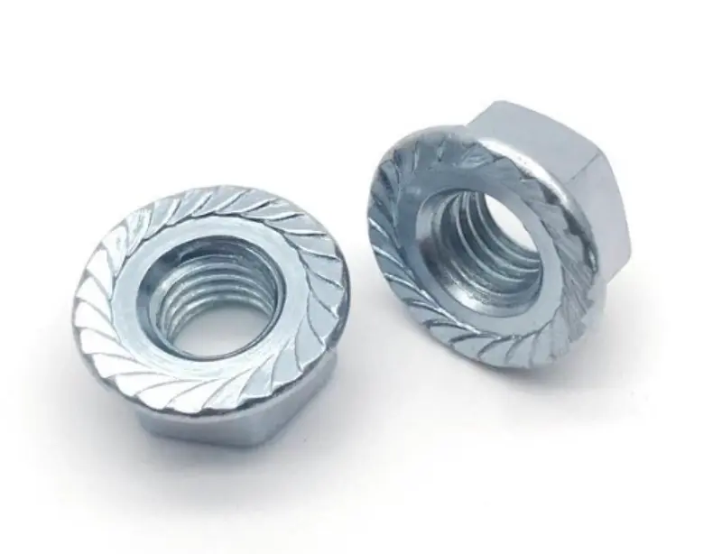 Hva er hovedbruken av DIN6923 serrated flensmutter sinkbelagt karbonstål?