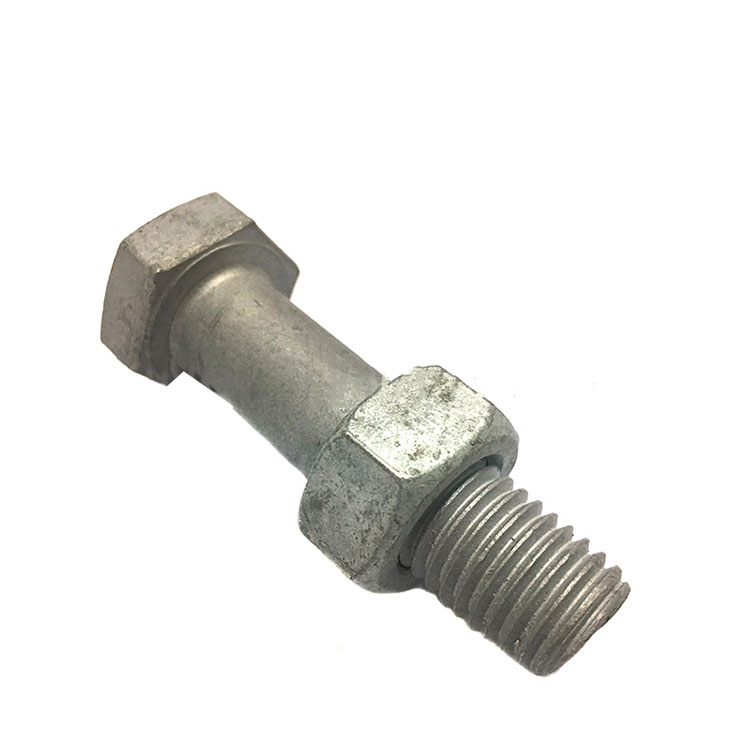 Karbonstål A325 A490 Varmgalvanisert Hex Heavy Bolt