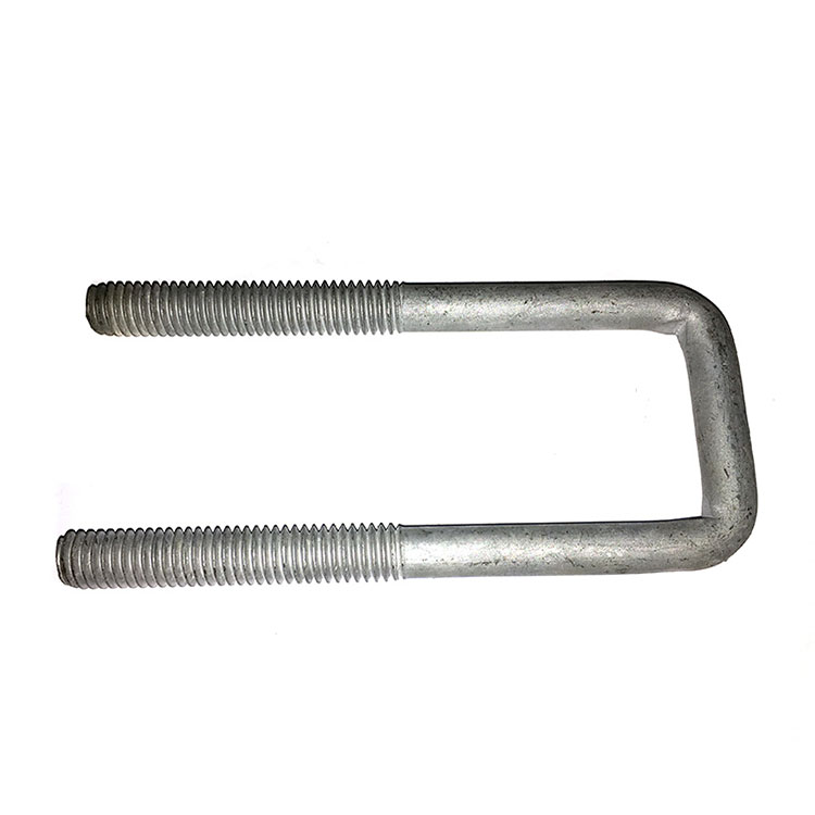 Karbonstål HDG Grade 8.8 Square Bend U Bolt